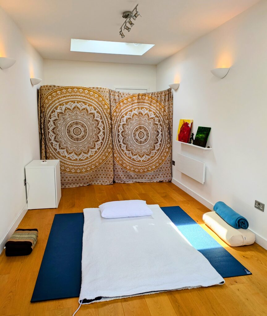 conscious connected breathwork session room north london private studio